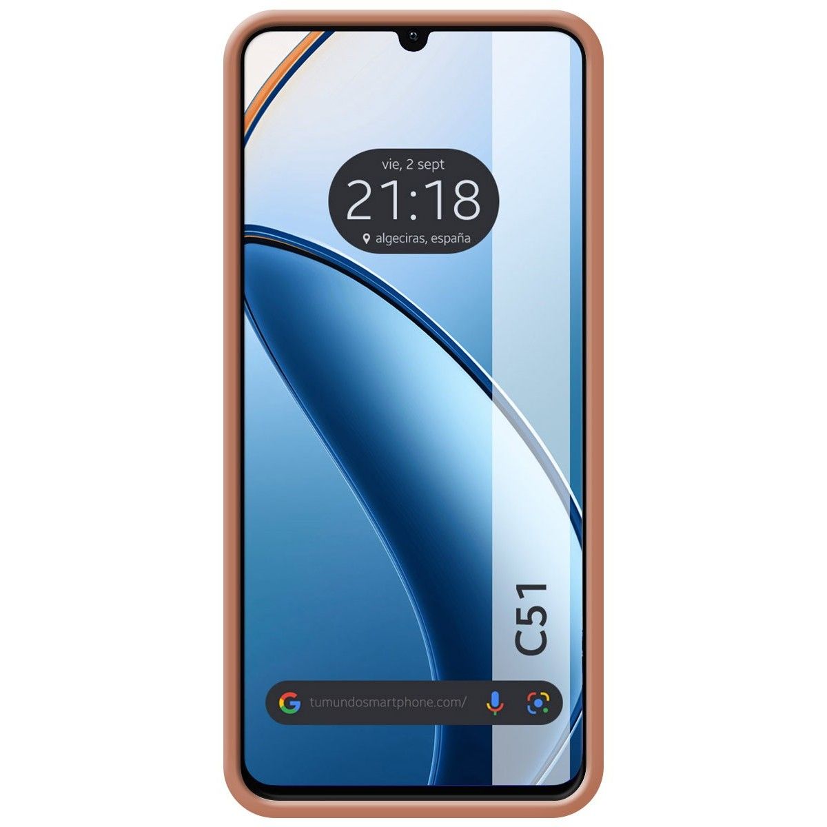 Funda Silicona Líquida Ultra Suave para Realme C51 Color Rosa