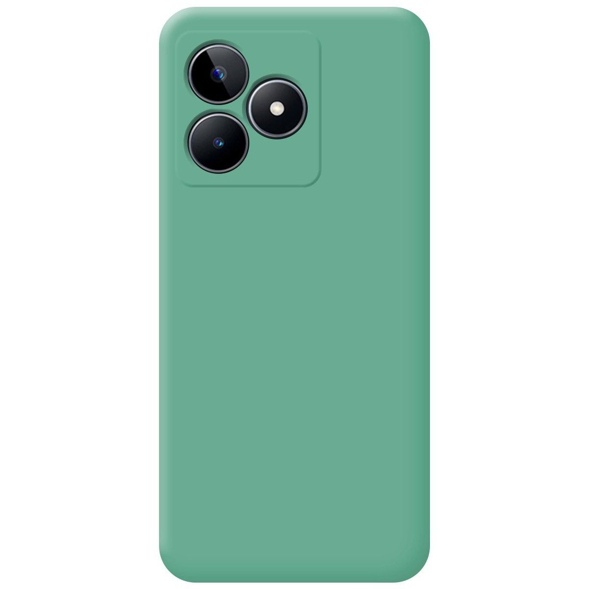 Funda Silicona Líquida Ultra Suave para Realme C51 Color Verde