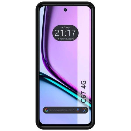 Funda Silicona Líquida Ultra Suave para Realme C67 4G color Negra