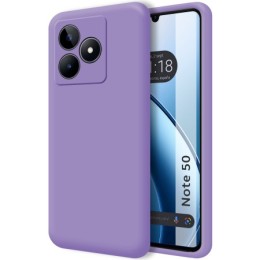 Funda Silicona Líquida Ultra Suave para Realme Note 50 Color Morada