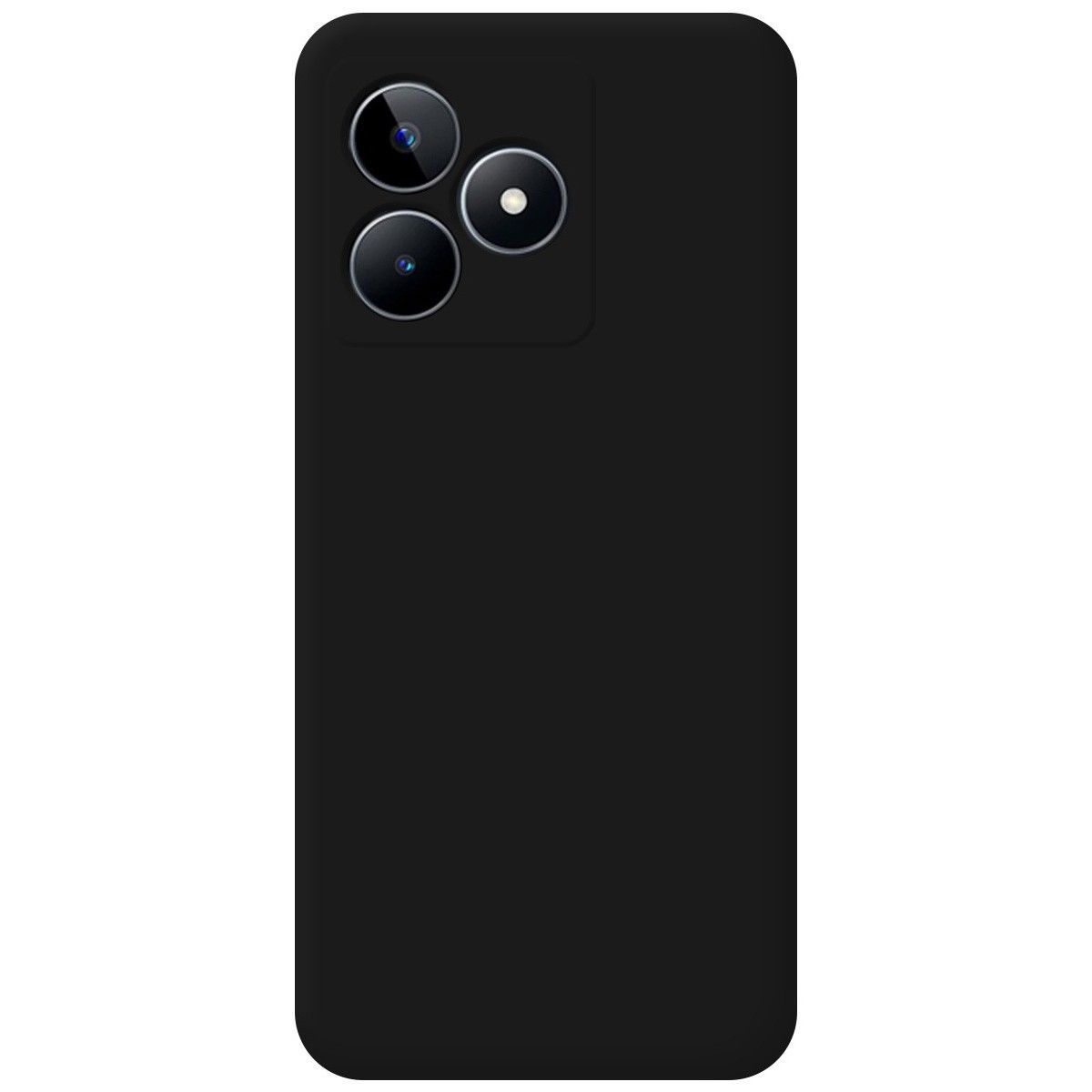 Funda Silicona Líquida Ultra Suave para Realme Note 50 Color Negra