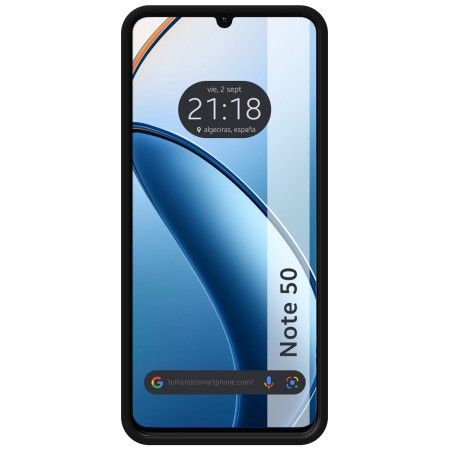 Funda Silicona Líquida Ultra Suave para Realme Note 50 Color Negra