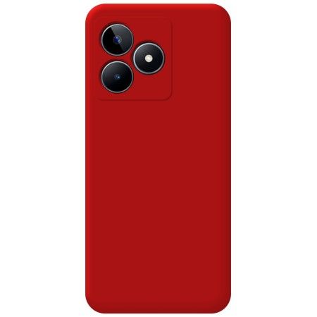 Funda Silicona Líquida Ultra Suave para Realme Note 50 Color Roja
