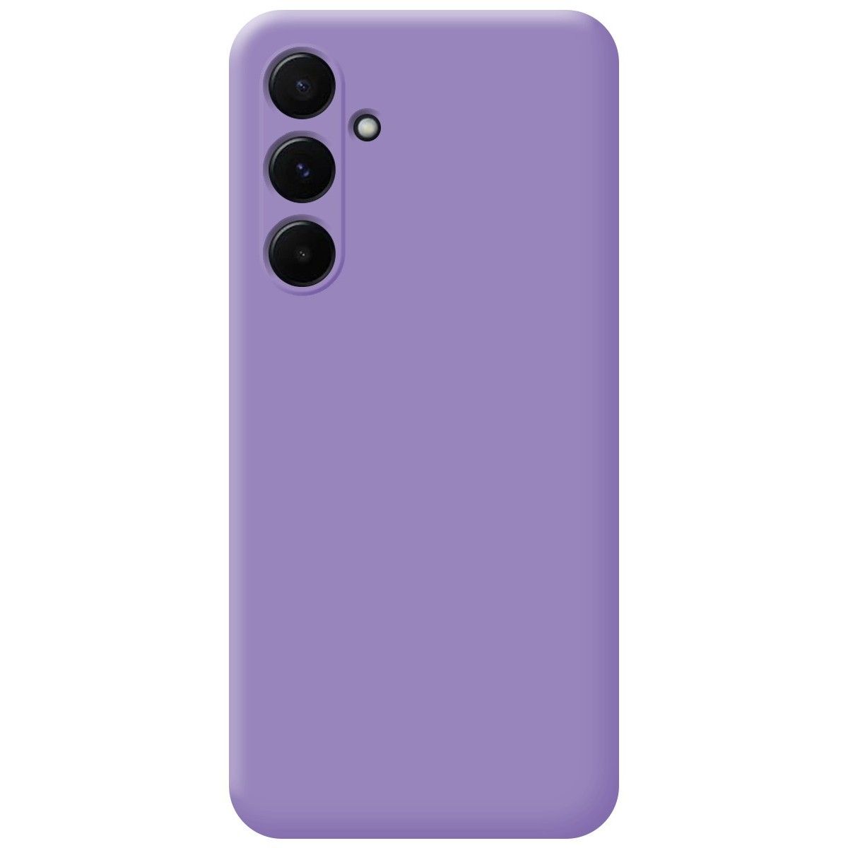 Funda Silicona Líquida Ultra Suave para Samsung Galaxy A35 5G color Morada