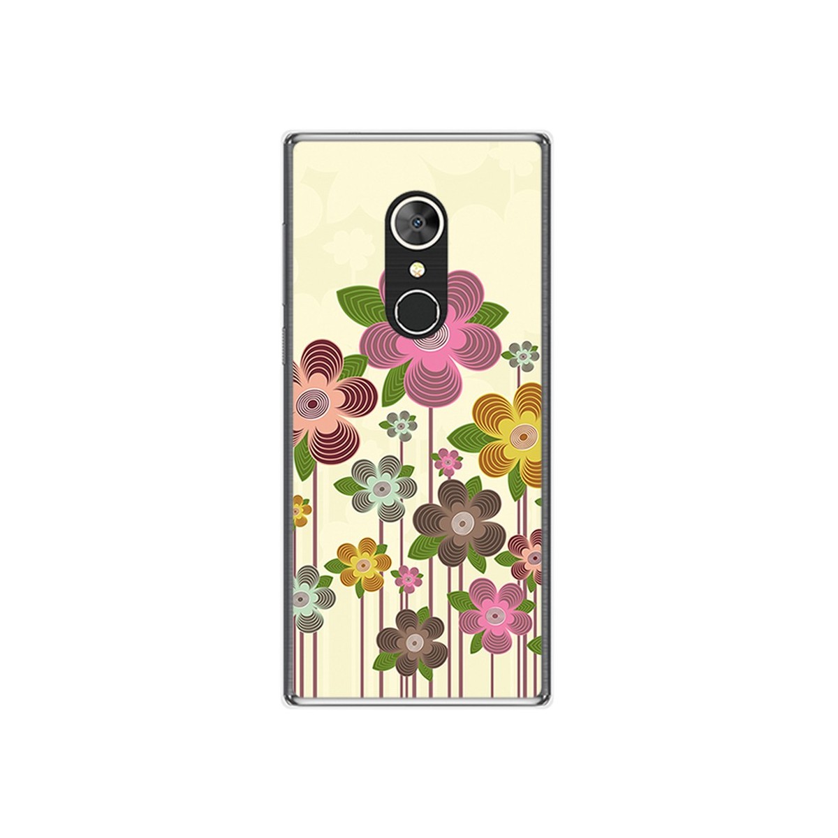 Funda Gel Tpu para Alcatel 5 Diseño Primavera En Flor Dibujos