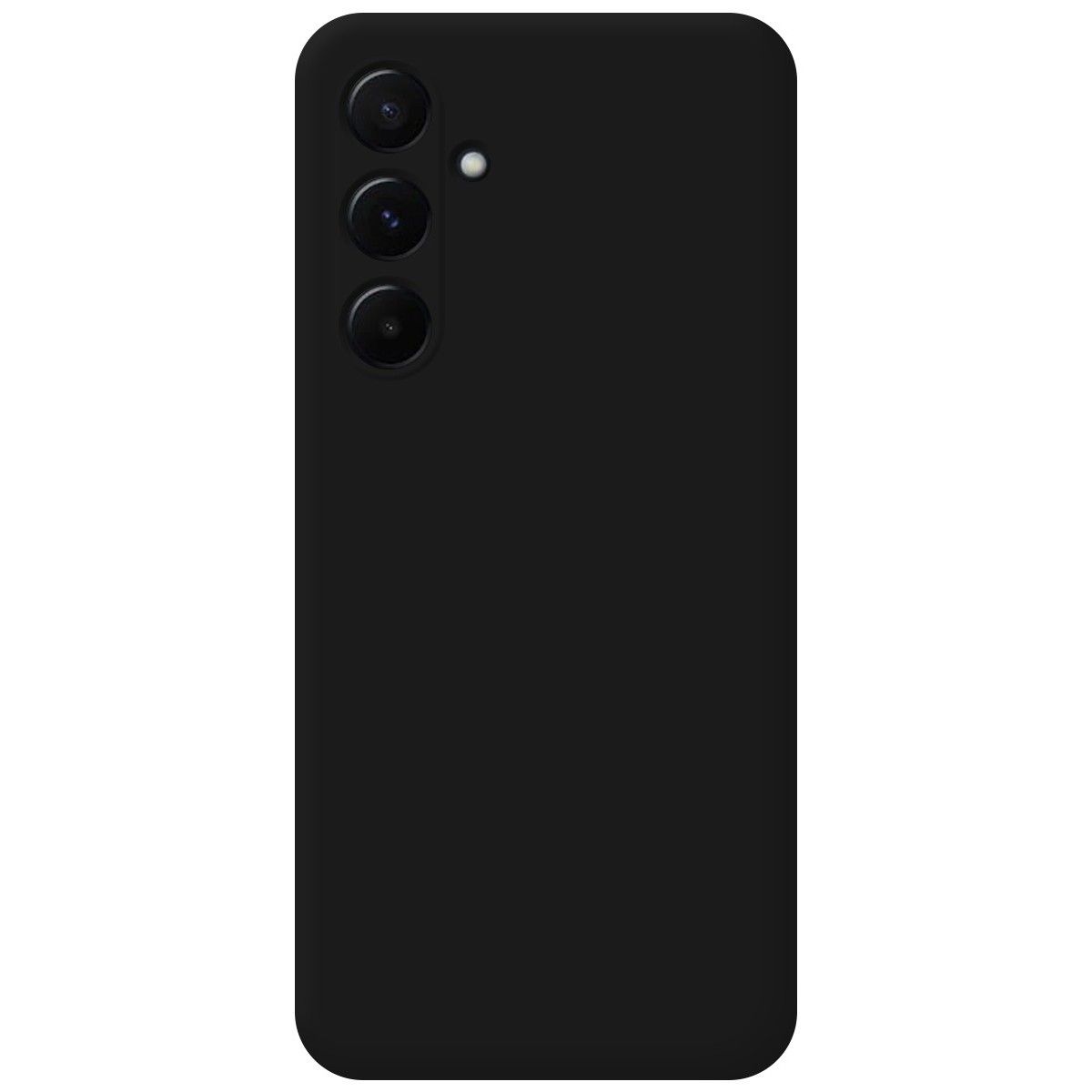 Funda Silicona Líquida Ultra Suave para Samsung Galaxy A35 5G color Negra