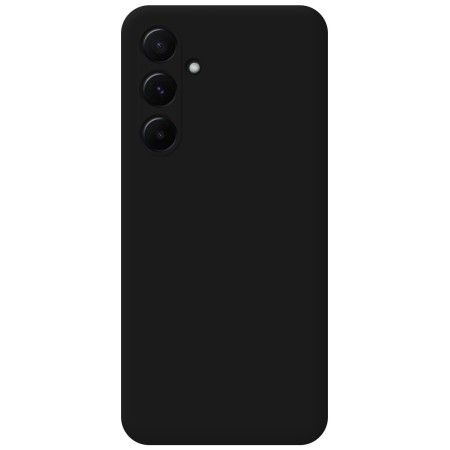 Funda Silicona Líquida Ultra Suave para Samsung Galaxy A35 5G color Negra