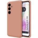 Funda Silicona Líquida Ultra Suave para Samsung Galaxy A35 5G color Rosa