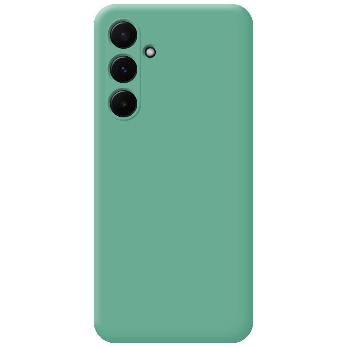 Funda Silicona Líquida Ultra Suave para Samsung Galaxy A35 5G color Verde
