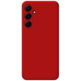 Funda Silicona Líquida Ultra Suave para Samsung Galaxy A55 5G color Roja 2