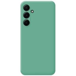 Funda Silicona Líquida Ultra Suave para Samsung Galaxy A55 5G color Verde 2