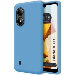 Funda Silicona Líquida Ultra Suave para Zte Blade A33s color Azul