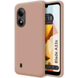 Funda Silicona Líquida Ultra Suave para Zte Blade A33s color Rosa