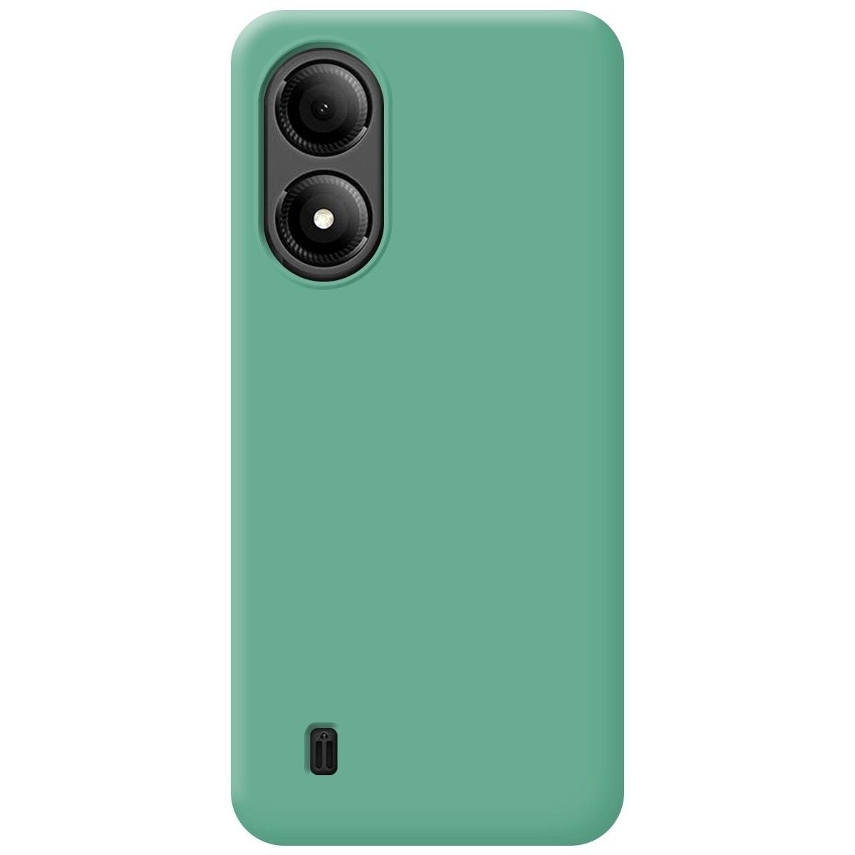 Funda Silicona Líquida Ultra Suave para Zte Blade A33s color Verde