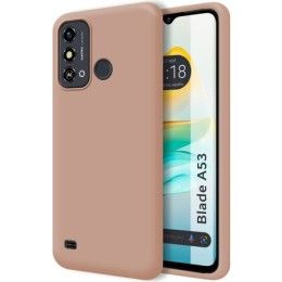 Funda Silicona Líquida Ultra Suave para Zte Blade A53 color Rosa