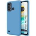 Funda Silicona Líquida Ultra Suave para Zte Blade A53 Plus color Azul