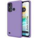 Funda Silicona Líquida Ultra Suave para Zte Blade A53 Plus color Morada