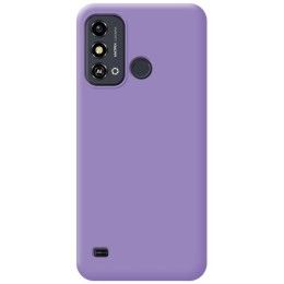Funda Silicona Líquida Ultra Suave para Zte Blade A53 Plus color Morada 2