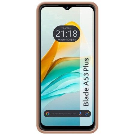 Funda Silicona Líquida Ultra Suave para Zte Blade A53 Plus color Rosa