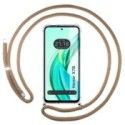 Funda Colgante Transparente para Huawei Honor X7b con Cordon Camel