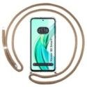 Funda Colgante Transparente para Huawei Honor 90 Smart 5G con Cordon Camel