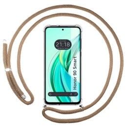 Funda Colgante Transparente para Huawei Honor 90 Smart 5G con Cordon Camel