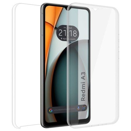 Funda Doble Transparente Pc + Tpu Full Body 360 para Xiaomi Redmi A3