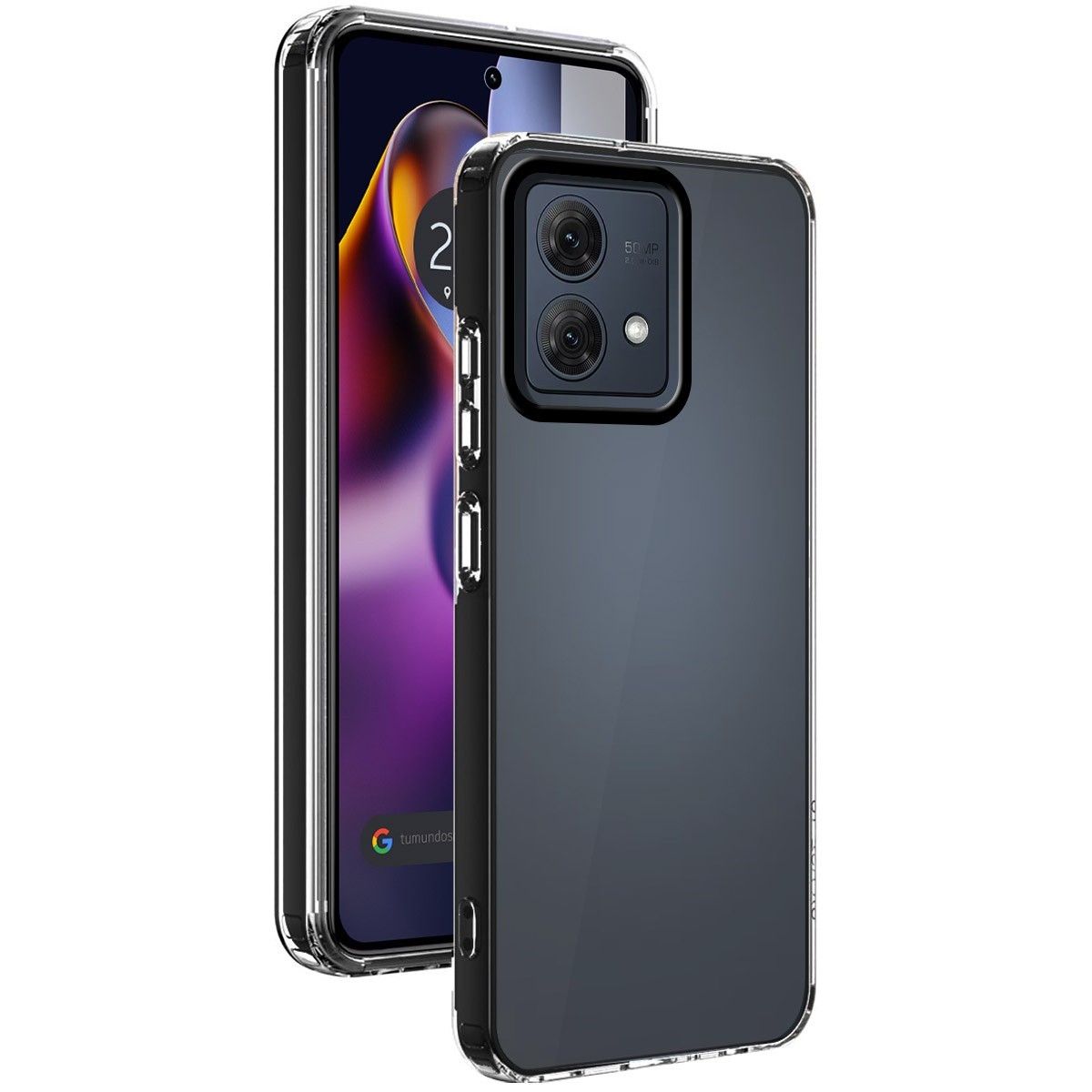 Funda Híbrida (PC + Tpu) Transparente para Motorola Moto G84 5G