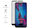 Protector Cristal Templado Completo Full Glue Negro para Huawei P20 Vidrio