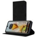 Funda Libro de Polipiel con tarjetero para Zte Blade A33s color Negra