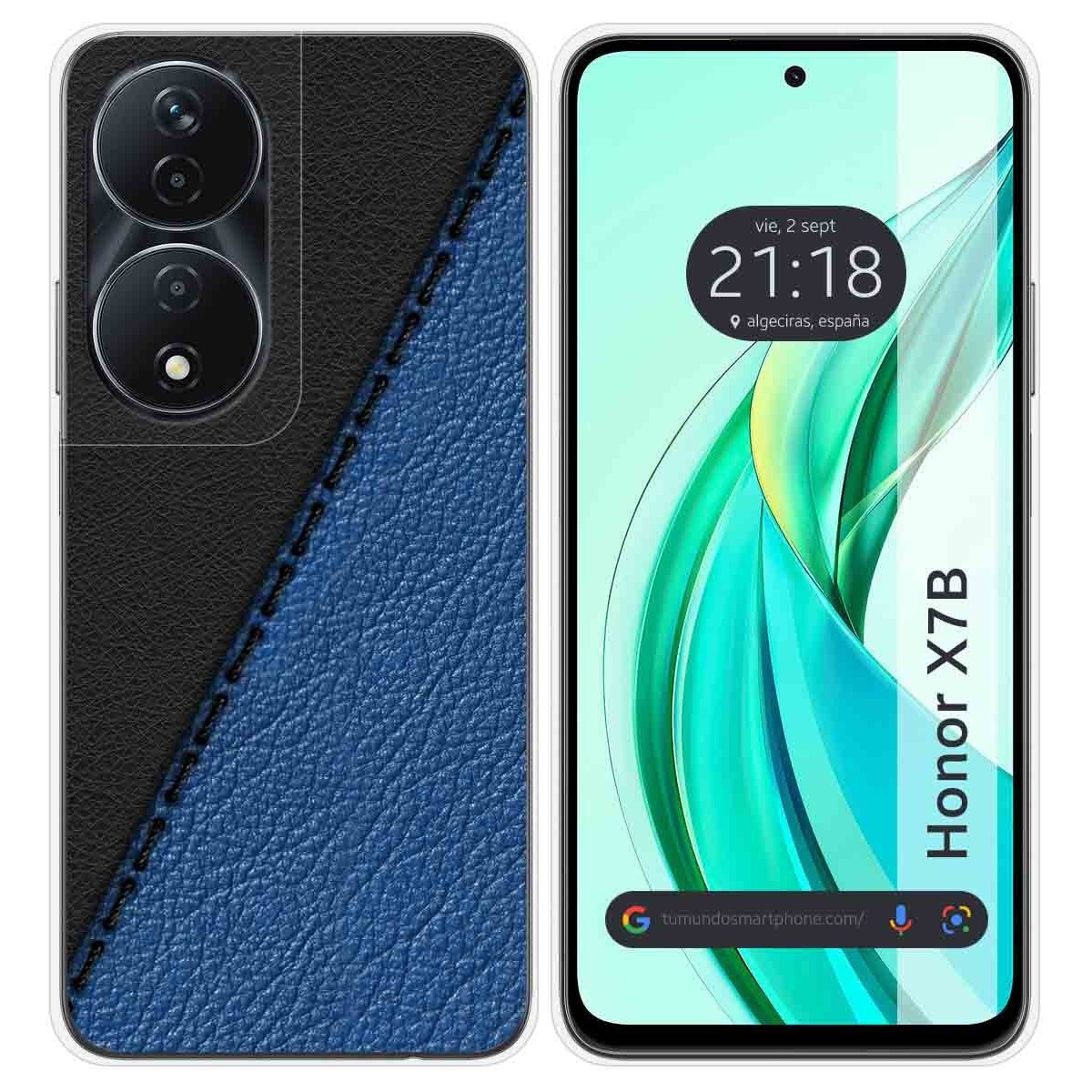 Funda Silicona para Huawei Honor X7b diseño Cuero 02 Dibujos