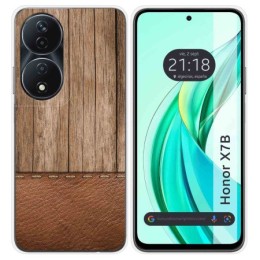 Funda Silicona para Huawei Honor X7b diseño Madera 09 Dibujos