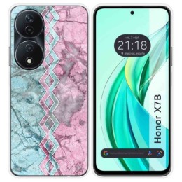 Funda Silicona para Huawei Honor X7b diseño Mármol 08 Dibujos