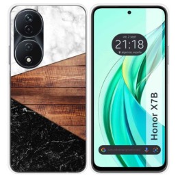 Funda Silicona para Huawei Honor X7b diseño Mármol 11 Dibujos