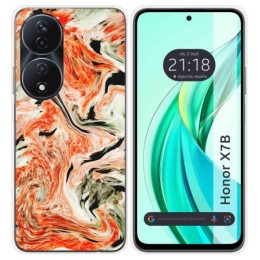 Funda Silicona para Huawei Honor X7b diseño Mármol 12 Dibujos