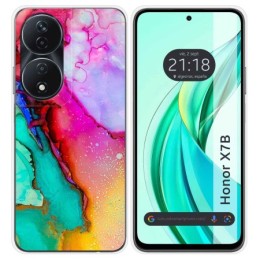 Funda Silicona para Huawei Honor X7b diseño Mármol 15 Dibujos