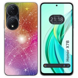 Funda Silicona para Huawei Honor X7b diseño Abstracto Dibujos