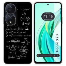 Funda Silicona para Huawei Honor X7b diseño Formulas Dibujos