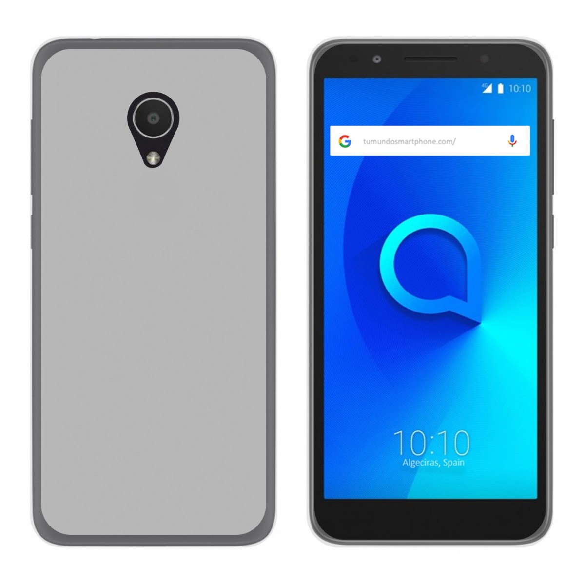 Funda Gel Tpu para Alcatel 1X Color Transparente