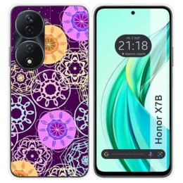 Funda Silicona para Huawei Honor X7b diseño Radial Dibujos