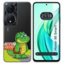 Funda Silicona Transparente para Huawei Honor 90 Smart 5G diseño Coco Dibujos