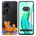 Funda Silicona Transparente para Huawei Honor 90 Smart 5G diseño Leopardo Dibujos