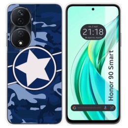 Funda Silicona para Huawei Honor 90 Smart 5G diseño Camuflaje 03 Dibujos