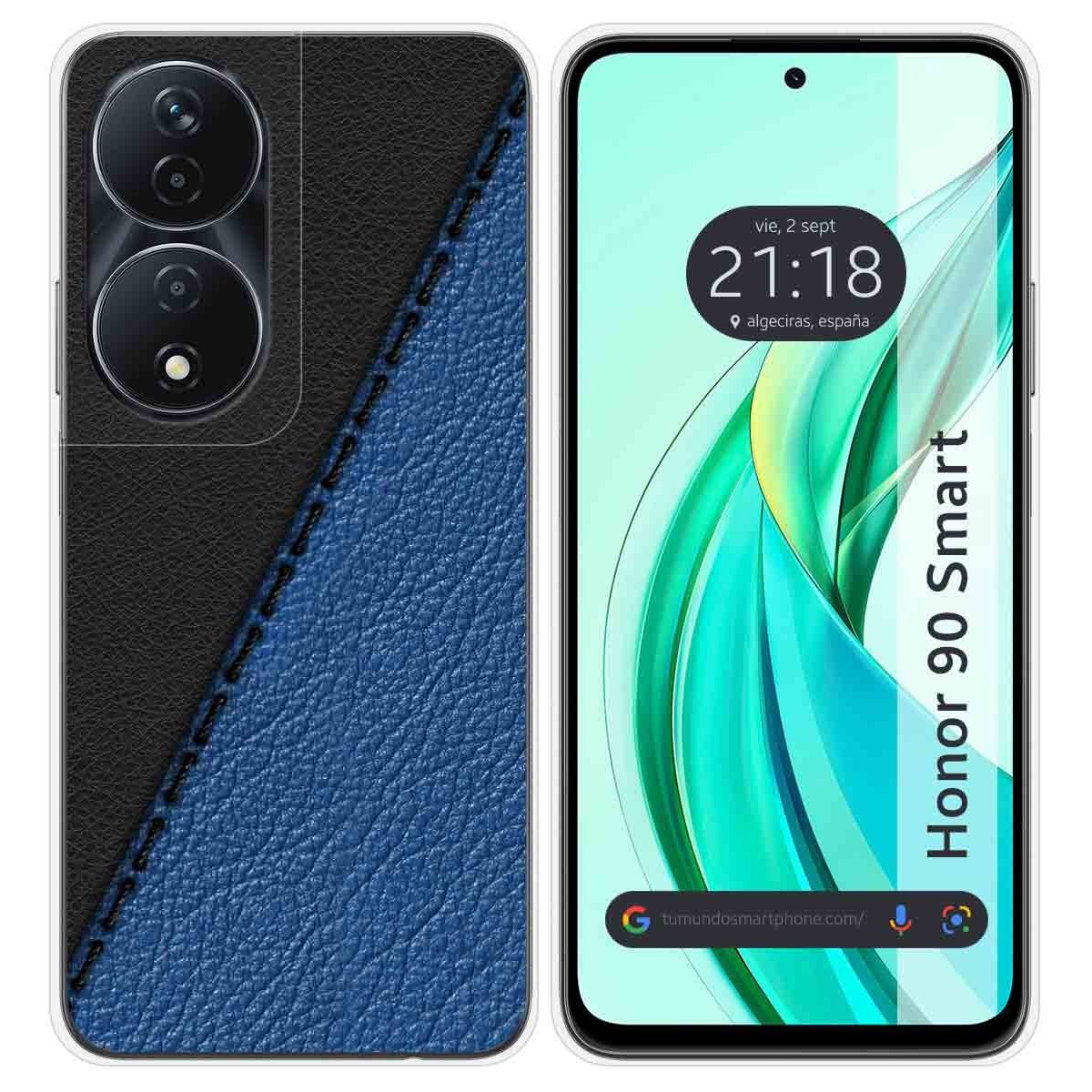 Funda Silicona para Huawei Honor 90 Smart 5G diseño Cuero 02 Dibujos