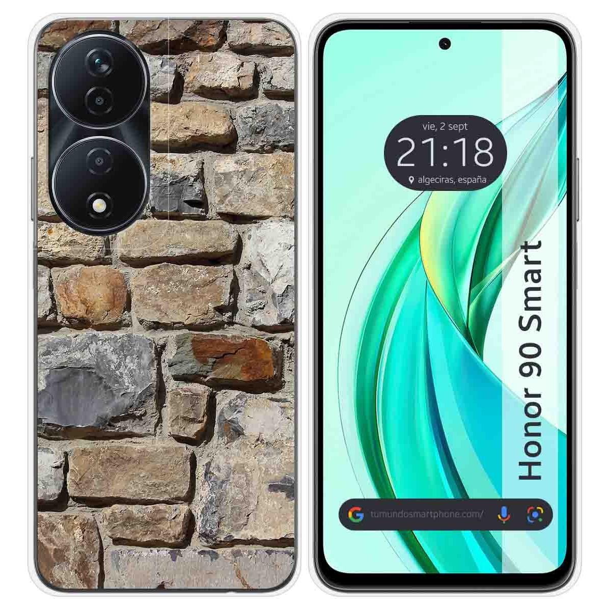 Funda Silicona para Huawei Honor 90 Smart 5G diseño Ladrillo 03 Dibujos