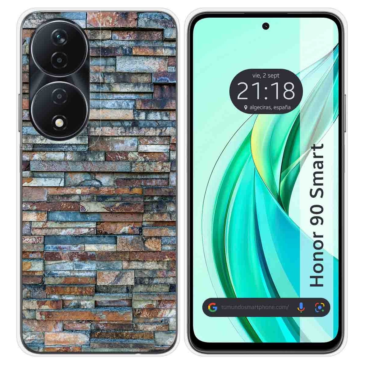 Funda Silicona para Huawei Honor 90 Smart 5G diseño Ladrillo 05 Dibujos