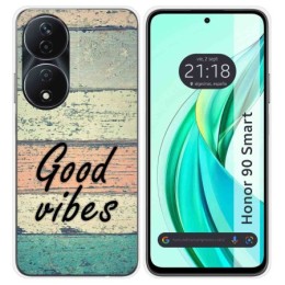 Funda Silicona para Huawei Honor 90 Smart 5G diseño Madera 01 Dibujos