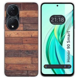 Funda Silicona para Huawei Honor 90 Smart 5G diseño Madera 03 Dibujos