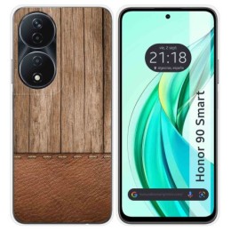 Funda Silicona para Huawei Honor 90 Smart 5G diseño Madera 09 Dibujos