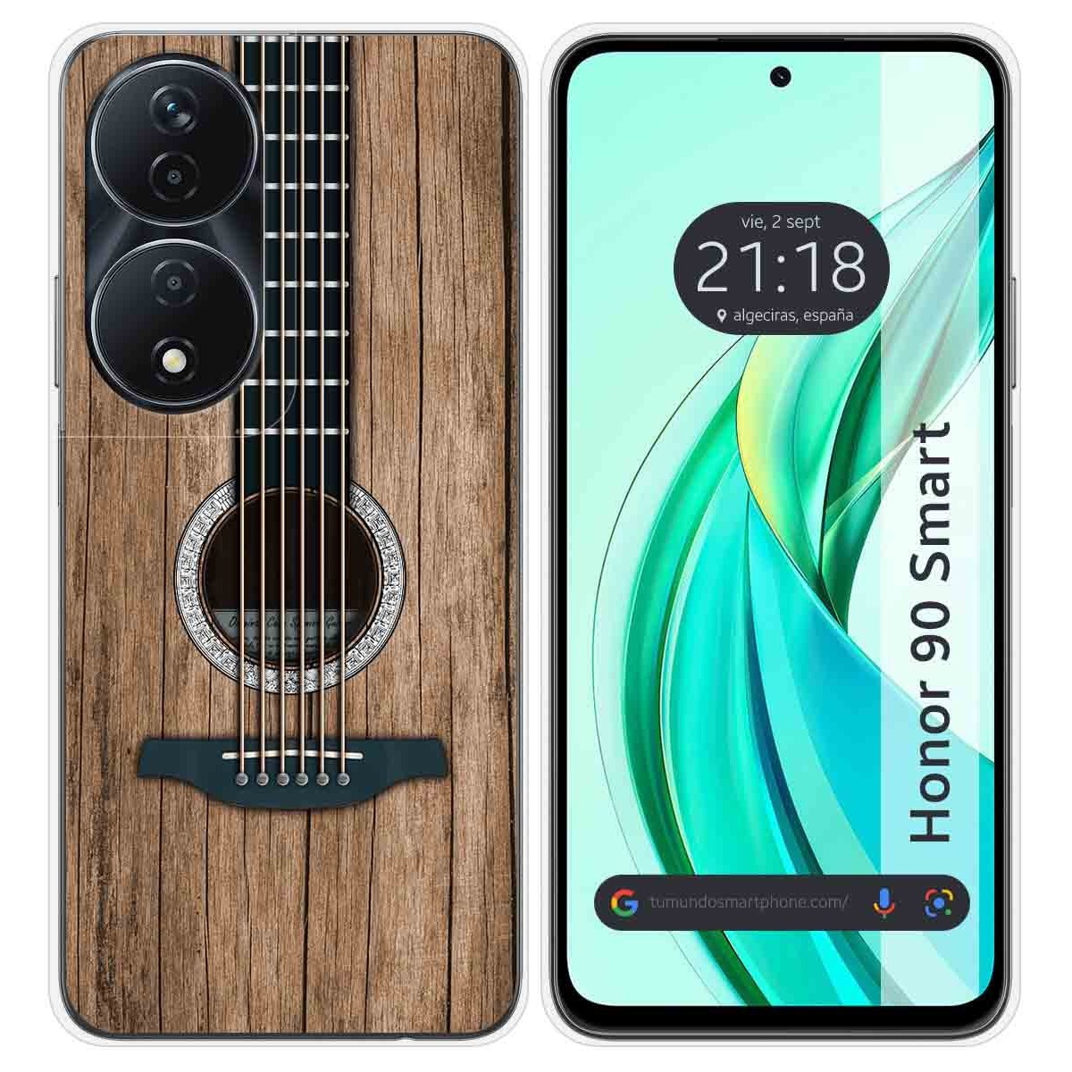 Funda Silicona para Huawei Honor 90 Smart 5G diseño Madera 11 Dibujos